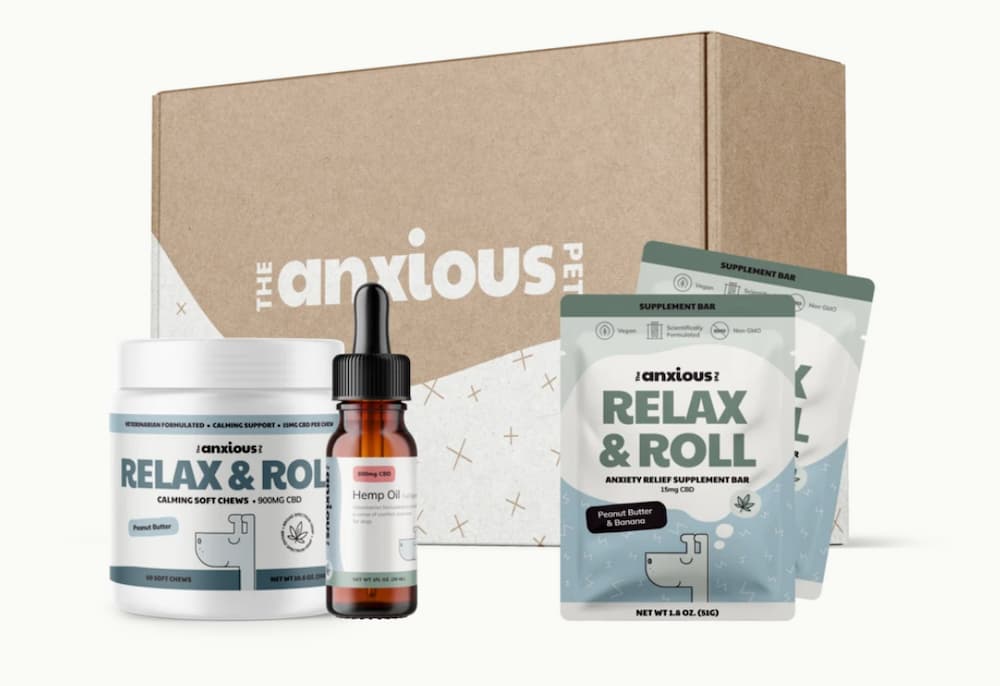 Anxious pet calming CBD