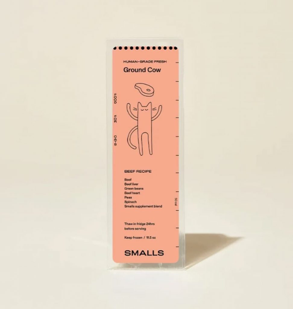 Smalls human grade fresh cat food. one of the best fresh cat foods