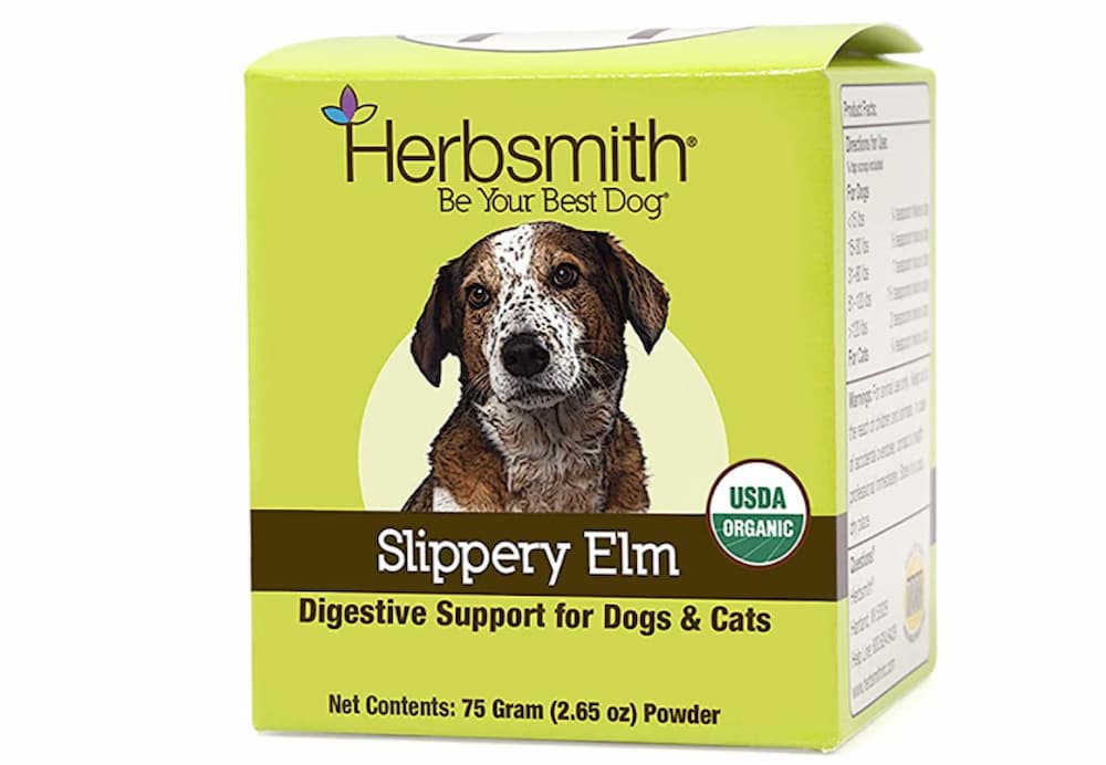 Herbsmith Organic Slippery Elm - Digestive Aid for Dogs and Cats