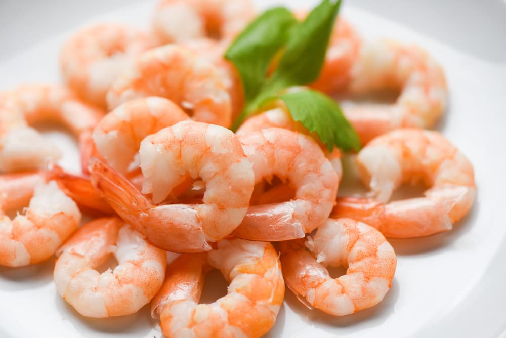 Shrimps on a plate looking nice