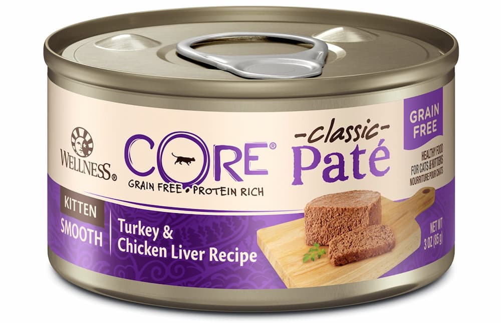 Wellness CORE Natural Grain Free Turkey & Chicken Liver Pate Canned Kitten Food Wellness CORE Natural Grain Free Turkey & Chicken Liver Pate Canned Kitten Food