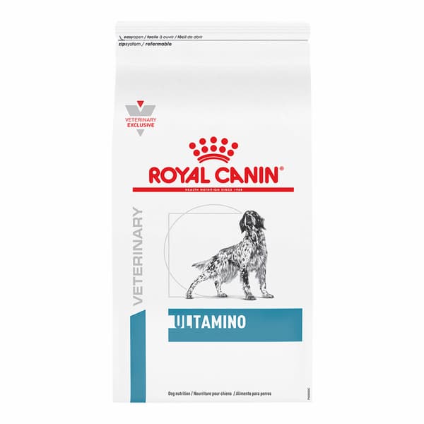 Royal Canin Ultamino dog food bag