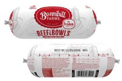 Fromm Family Foods Recalls Dog Food Due to Potential Contamination Risk