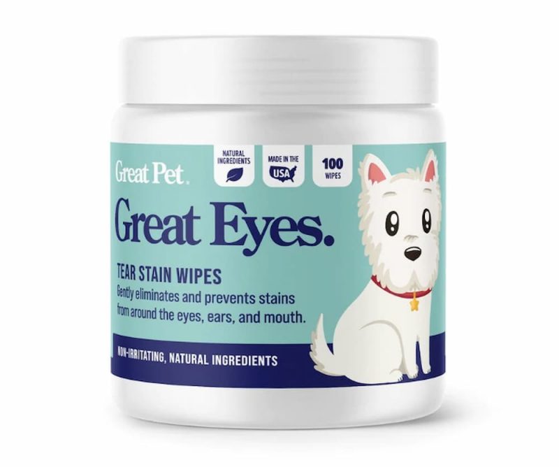 Best Dog Eye Wipes 7 Picks for Clean Peepers Great Pet Living